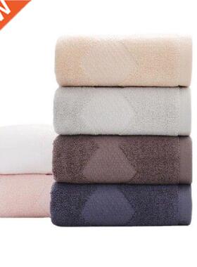 Pure Cotton Face Towel Bath Towel Solid Color Thicken Soft