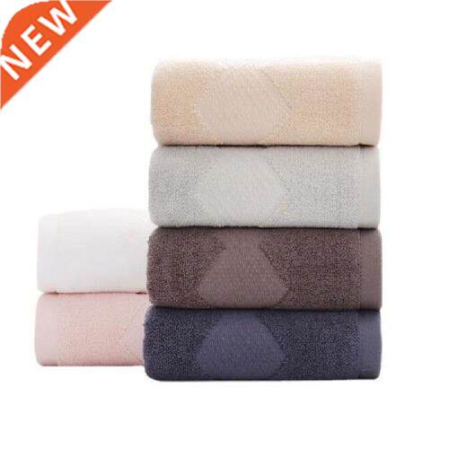Pure Cotton Face Towel Bath Towel Solid Color Thicken Soft