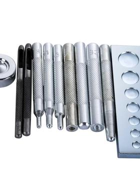 1Leather Craft Tool Die Punch Hole Snap Rivet Fastener Butto