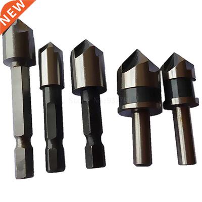 5pcs 5 Flute Countersink Drill Bit Set 82/90 Degree Counter
