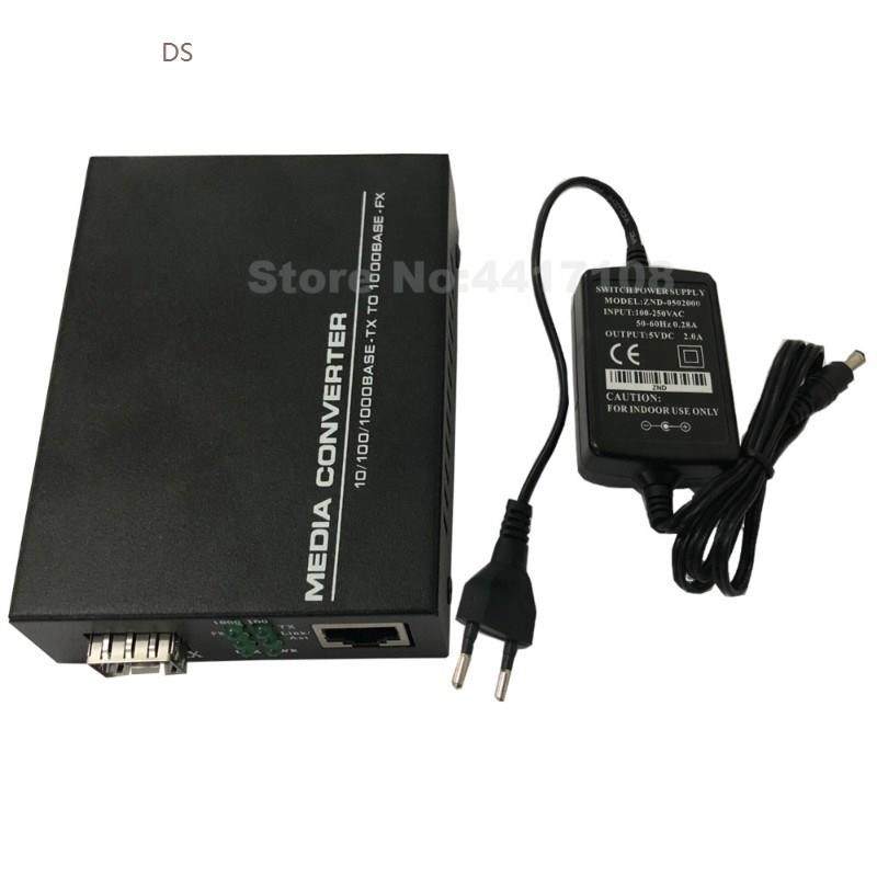 2PCS SFP Fiber to RJ45 converter gigabit SFP GPON/OLT media