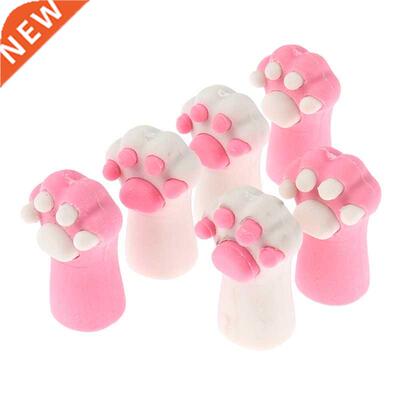 pcs/set Kawaii Rubber Cat Paw Cat Claw Pen Pencil Cap Erase