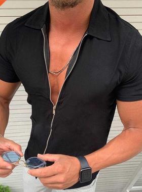 Men's Shirts 2022 Summer Men's Tide Brand New Fashion Simple