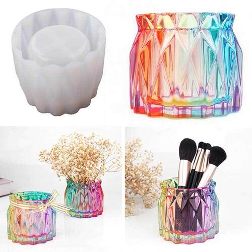 Pen Container Stable Healthy Decorative Round Shape Storage