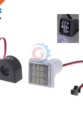 3 in 1 Digital Voltmeter Ammeter HZ Hertz Frequency Meter AC