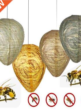 Wasp Lantern Nest Decoy Fake Beehive Hanging Repellent