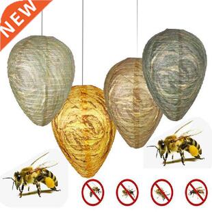 Wasp Lantern Nest Decoy Fake Beehive Hanging Repellent
