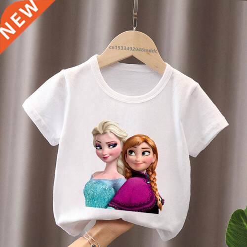 Princess Frozen Elsa Anna Print Baby Cute Girls Cloth