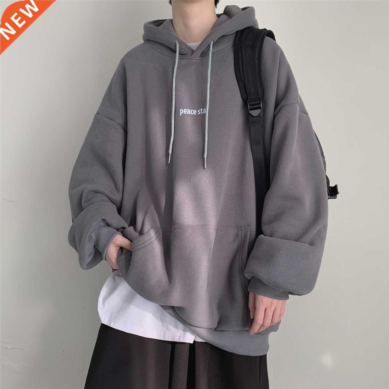 Men Hoodies Casual Sweatshirts Baggy Pullover Hooded ops Fas