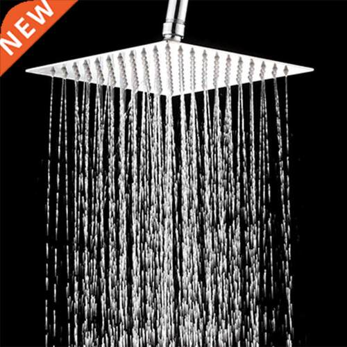 Stainless Steel Ultra-Thin Square 8 Inch Shower Large Top No