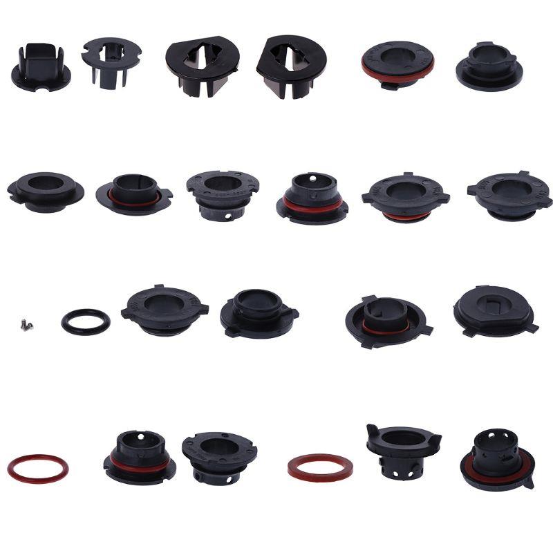 2Pcs Car LED Headlight Bulb Adapter Holder Base Sockets Reta