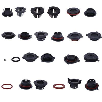 2Pcs Car LED Headlight Bulb Adapter Holder Base Sockets Reta