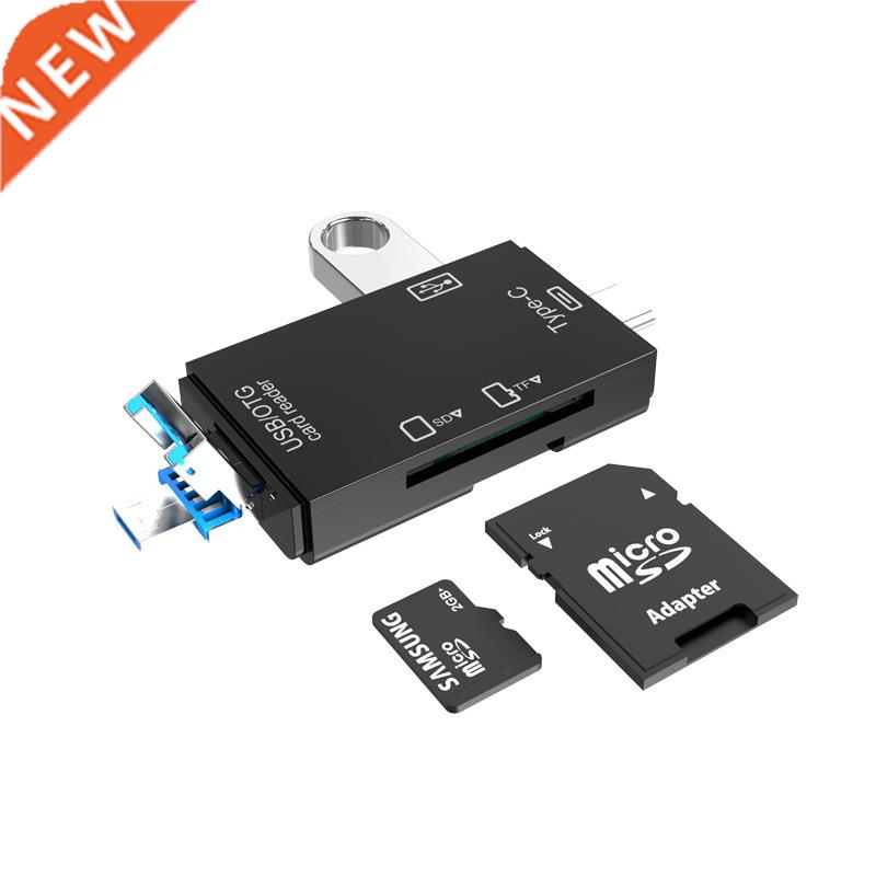 TF SD Card Reader Memory Card Portable USB 2.0 Type C Adapte