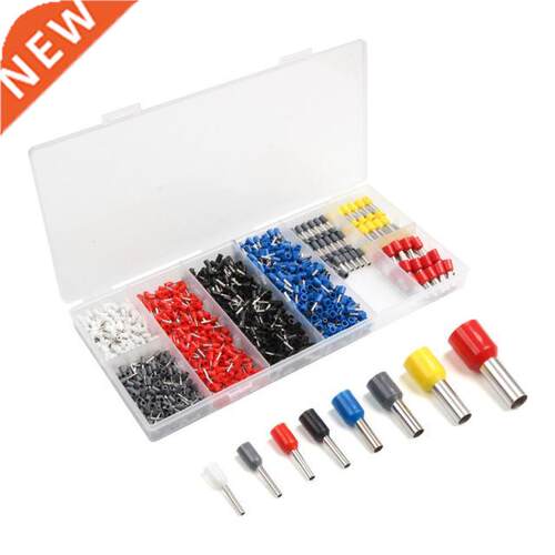 1200Pcs Wire Copper Crimp Connector cooper Ferrules kit Insu
