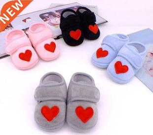 Baby Shoes Red Heart Newborn Pink Girls Infant Shoes Prewalk