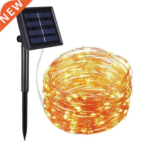 Led Solar String Light Copper Wire Lamp Outdoor Solar Fairy