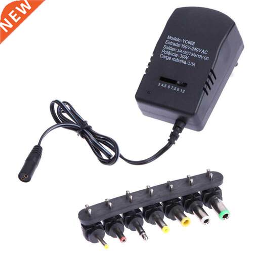 30W AC Wall EU Plug in Power Adapter 3V 4.5V 5V 6V 7.5V 9V 1