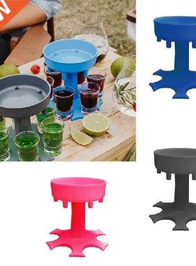 6 Shot Glass Dispenser Holder Carrier Party Gifts Drinking