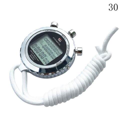 Silent Stopwatch Countdown Timer 1/100s Accuracy Large Displ