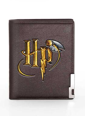 2021 New Fashion HP Snitch Ball Printing Black Pu Leather Wa