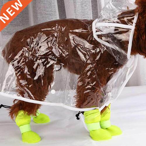 Pet Dogs Snow Rain Boots Anti-Slip Waterproof Puppy Rain