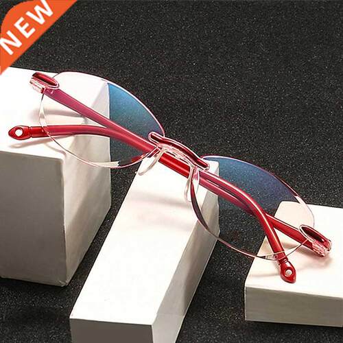 Ultralight Rimless Reading Glasses Anti Blue Light Radiation
