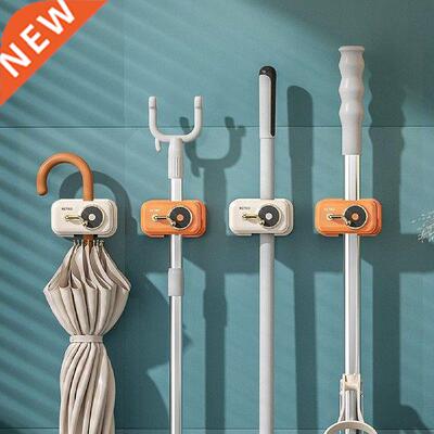 Multifunction Mop Broom Holder Wall Mounted Household Self
