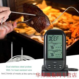 Display LCD Digital Barbecu Thermometer Kitchen BBQ Wireless
