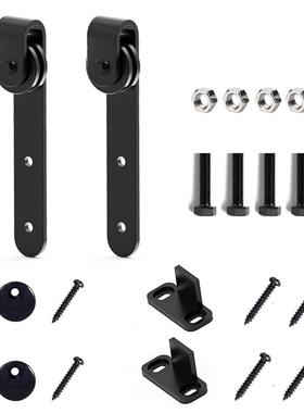 1 Set Cabinet Sliding Barn Door Hardware Kit Super Mini Slid