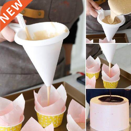 Batter Funnel Dispenser Kitchen Pancake Cupcake Cream