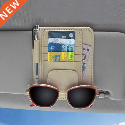 Car Sun Visor Point Organizer Storage Pocket Pouch Bag IC Ca