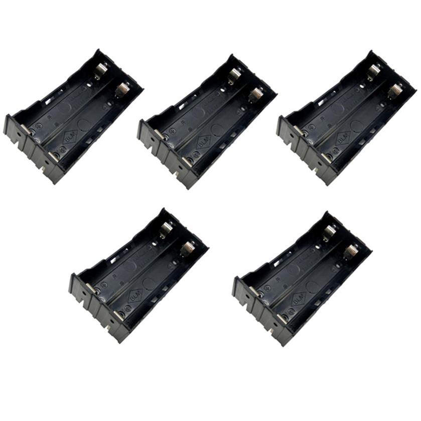 5PCS DIY Storage Box Hol Case For 2 X 18650 .7V Recharge
