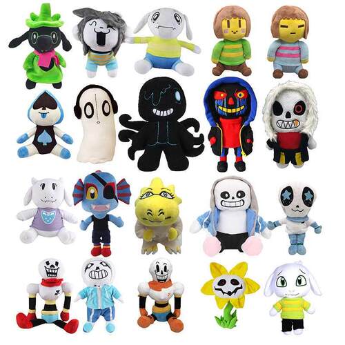 20 New Styles Undertale Plush Toys Cartoon Sans Plush Dolls