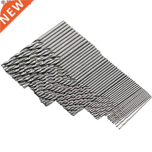 50 pcs forets pour métal bois travail HSS acier tige