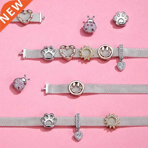 bamoer 10 styles Authentic 925 Sterling Silver Charm for Ref