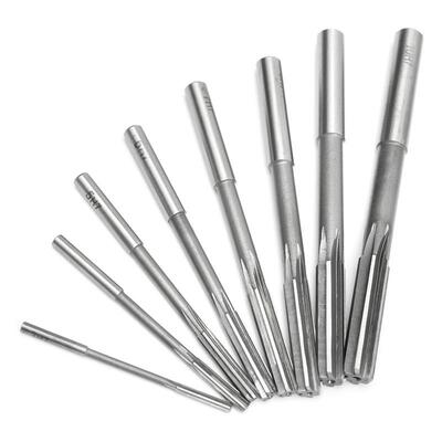 8Pcs/Set Straight Shank Reamer Precision H7 HSS Chucking Han