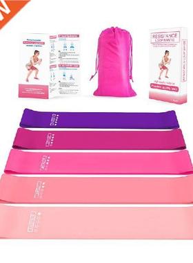 5pcs/set Elastic Resistance Bands Training Sports Silicone