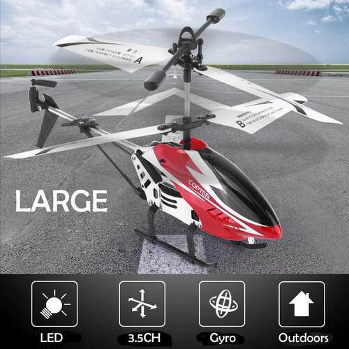 New 3.5CH Single Blade Large Remote Control metal alloy RC H