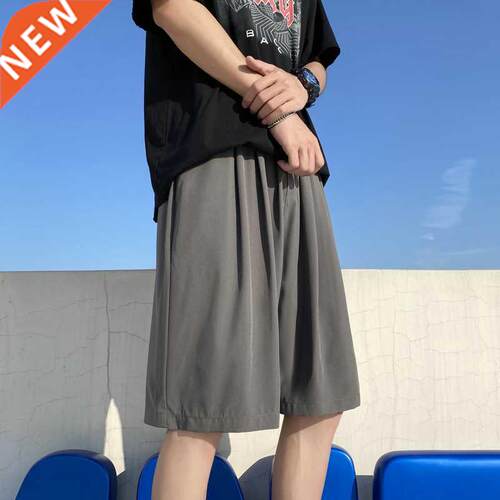 Legible Summer Casual Shorts Men Stranght Loose Short Homme