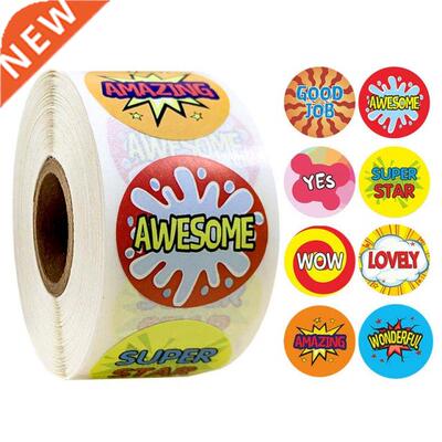 100-500pcs Reward Sticker Children's Toys Game Seal