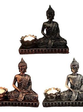 Antique Style Meditating Buddha Statues Home Ornament