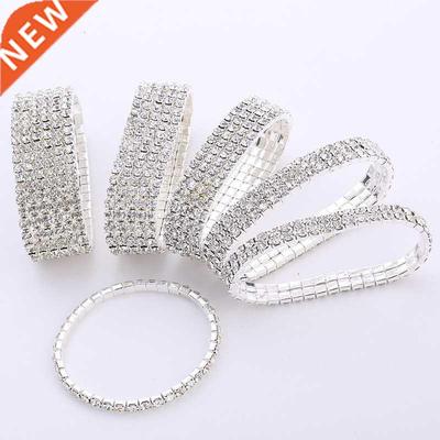 Hot Sale multiple styles Fashion Crystal Stretch Shine Brace