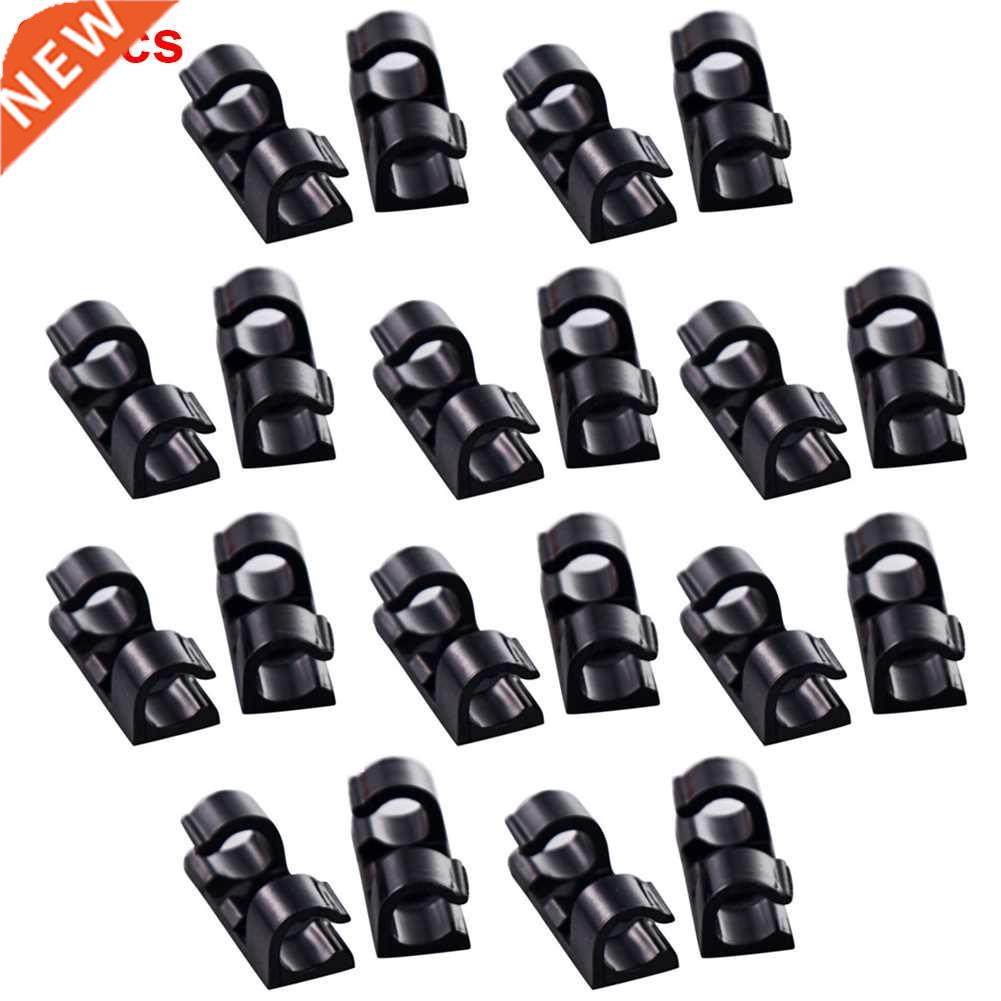 20pcs/pack Accessories Tie Fasteners Office Cable Clip Desk