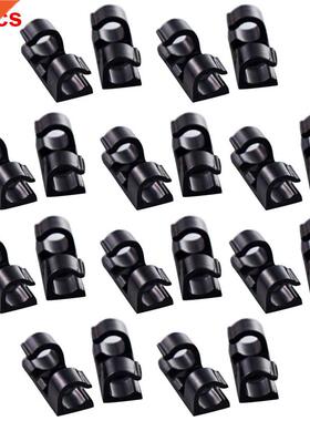 20pcs/pack Accessories Tie Fasteners Office Cable Clip Desk