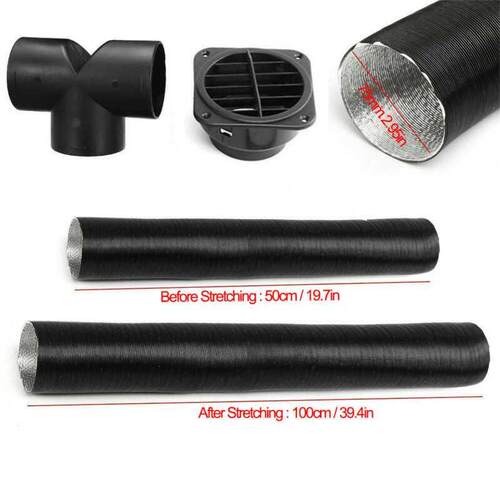 For Diesel Heater Weasto Heater Pipe Ducting Y Warm Air Ou