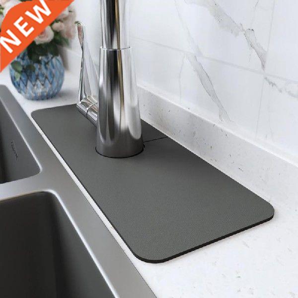 Super Absorbent Quick Dry Mat Sink Gadget Behind The Tap