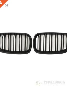 Matte Black Car Front Kdney Grlle Grll For-BMW 2 Seres F