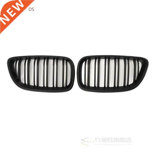 Matte Black Car Front Kdney Grlle Grll For-BMW 2 Seres F