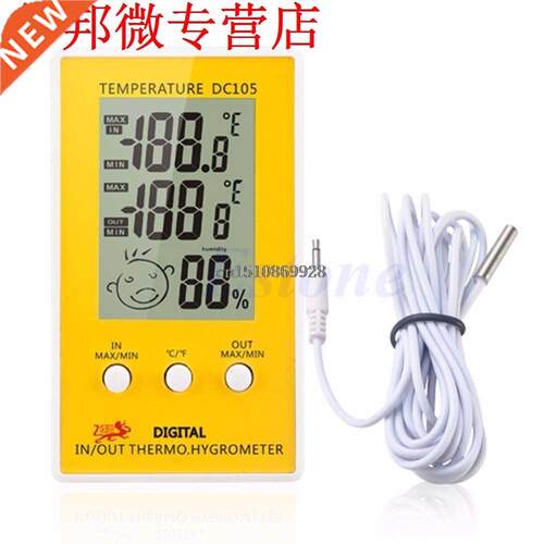 Digital Thermometer LCD Outdoor Indoor Humidity Hygrometer T