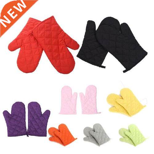 1 Pair Kitchen Craft Heat Resistant Cotton Oven Glove Pot